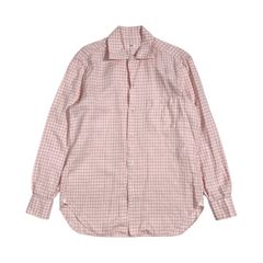 BARBA ドレスシャツ ネイビーギンガムチェック イタリア製 - メルカリ