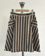 Vivienne Westwood ヴィヴィアン・ウエストウッド レッドレーベル ブラック COLOR ストライプ Rab(ラブ) スカートのサムネイル