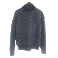몽클레일 MONCLER maglione tricot cardigan 마그리오네 토리코 가디건 다운 재킷 니트 스웨터 전환 XL 감색 네이비 420919400000 /MW ■GY18