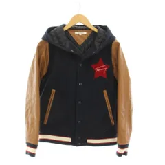 トミー TOMMY ジャケット ブルゾン スタジャン スター フード付き 中綿 アウター M 紺 茶色 /YM ■ECD001のサムネイル