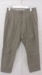 ◇ ◎ MERVEILLE H. メルベイユアッシュ カジュアル シンプル タック パンツ サイズ36 グレージュ ブラウン系 レディース P  【1307040034637】のサムネイル