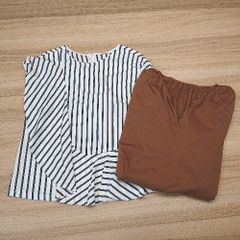 美品✦ฺBEIGE, /半袖 ブラウス ギャザー エクリュ - メルカリ