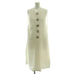 ザラウーマン ZARA WOMAN ロングジレ ベスト M 白 ホワイト /SS ■OS ■GY99のサムネイル
