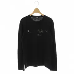 バルマン BALMAIN ラバー ロゴ プリント カットソー Tシャツ S ブラック ホワイト /ES ■OS ■SHのサムネイル
