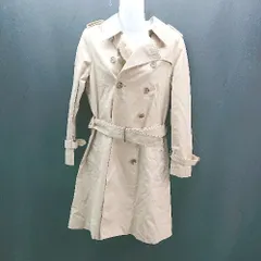 ◇ ◎ Plage プラージュ 裏地チェック柄 綺麗め 大人 長袖 トレンチコート サイズ38 ベージュ レディース E  【1307120026606】のサムネイル