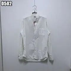 XL トム・ブラウン Classic 白 コットン Oxford hedn 3本線 シャツのサムネイル