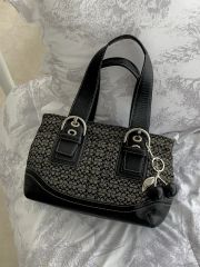 Y2K☆COACH 00s ブラック レザー ヴィンテージ Archive - メルカリ
