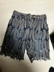 KAPITAL 12ozマグパイデニム Wニーイージー ショートパンツ 半ズボン