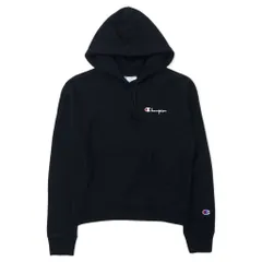 Champion リバースウィーブ プルオーバー パーカー M ブラック コットン 裏起毛 青単タグ 復刻 ホンジュラス製