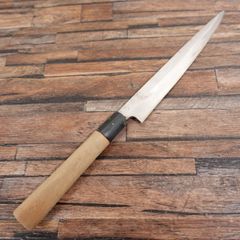 青鋼 柳刃包丁 研ぎ済 刺身包丁 水牛柄 安来鋼 210mm - メルカリ