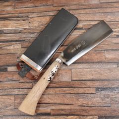 河内守国助 三徳包丁 研ぎ済 万能包丁 本割込 河内守國助 160mm - メルカリ