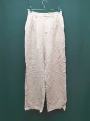 ◇ willfully ウィルフリー 麻 リネン カジュアル シンプル ジップフライ パンツ サイズM ピンク レディース E  【1307260020717】のサムネイル
