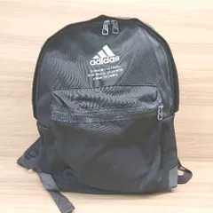 ◇ adidas 大容量サイズ ロゴワンポイント カジュアル スポーティー リュック ブラック メンズ E  【1308160003992】
