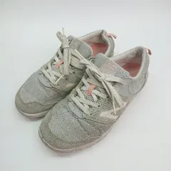 ◇ NEW BALANCE ニューバランス カジュアル ロゴ キレイめ アクティブ スニーカー サイズ24 グレー レディース E  【1308160040690】のサムネイル