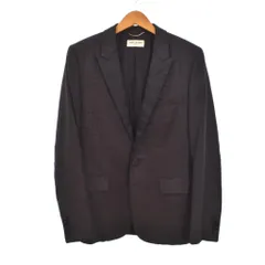 サンローラン パリ SAINT LAURENT PARIS テーラードジャケット ブレザー 46 黒 ブラック 416466 ☆AA★のサムネイル