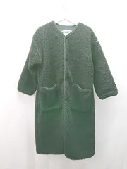 ◇ FREAK'S STORE フロントボタン もこもこ 秋冬コーデ ロング丈 長袖 ダウンジャケット 表記なし ブラック レディース E  【1308160048900】のサムネイル