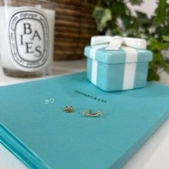 Tiffany & Co. ピンクゴールド ピアス(片耳用) Tスマイル 箱可能