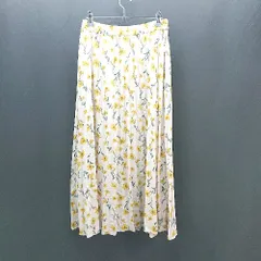 ◇ ◎ CECILMcBEE セシルマクビー ウエストゴム 花柄 ロング丈 フレア スカート サイズM モカブラウン レディース E  【1308290034095】のサムネイル
