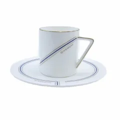 ジバンシィ GIVENCHY コーヒーカップ＆ソーサー ライン 食器 1客 ホワイト ■GY99のサムネイル