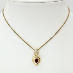 ☆開店セール☆ 使用1日 美品 ヴァレンティノ クリスタル×ルビー
