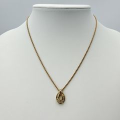 希少】Christian Dior ネックレス 38〜44㎝ ゴールド - メルカリ