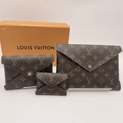 LOUIS VUITTON（ルイ・ヴィトン）ポシェット・キリガミ モノグラム ポーチ3点セット クラッチバッグ／カードケース／コインケース レディース M62034
