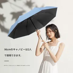 自動開閉 晴雨兼用 折りたたみ傘 超撥水 完全遮光 UVカット シンプル