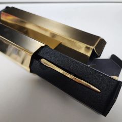 モンブランノブレス ゴールドプレート ボールペン ノック式 F字 - メルカリ