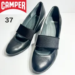 【美品】CAMPER カンペール MIA ミア ウェッジソール パンプス 37 本革 ブラックのサムネイル