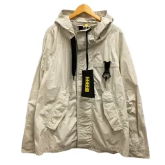モンクレール MONCLER 22SS HANCOCK GIUBBOTTO ジャケット ジャンパー ブルゾン マウンテンパーカー コットン混 バックプリント フード 長袖 3 ベージュ 緑 グリーン のサムネイル