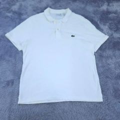 美品】LACOSTE ラコステ 長袖 カットソー ホワイト FR4 US M - メルカリ