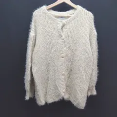 ◇ jumelle セーター 冬物 ニット 羽織もの フロントボタン 長袖 カーディガン サイズFREE ベージュ レディース E  【1309040081833】
