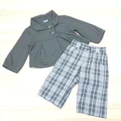 ◇ ◎ 《 COMME CA ISM まとめ売り2点セット サイズ110A 無地 チェック柄 アウター パンツ レディース 》 E  【1309250021933】のサムネイル