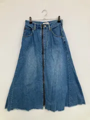 HEART MARKET ハートマーケット デニムスカート S ブルー ロング・マキシ丈 フレア
