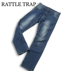 RATTLE TRAP メンズビギ 通年★ ストレッチ ウォッシュ加工 スキニー デニム パンツ ジーンズ Sz.L メンズのサムネイル