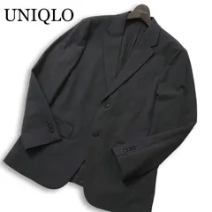 【美品 25SS】UNIQLO ユニクロ 春夏 感動ジャケット★  ストレッチ テーラード ジャケット Sz.M メンズ 灰 グレー