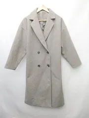 ◇ Lian リアン サイドスリット ロング ダブルボタン 長袖 コート サイズF グレージュ系 レディース P  【1310020003400】のサムネイル