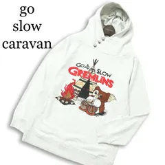 go slow caravan ゴースローキャラバン × グレムリン キャンパー ギズモ★ コンチョ パーカー Sz.3 メンズ グレーのサムネイル