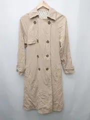 ◇ ◎ select MOCA セレクト モカ 薄手 シンプル 通勤 長袖 トレンチコート サイズＭ ベージュ レディース P  【1310020003578】のサムネイル