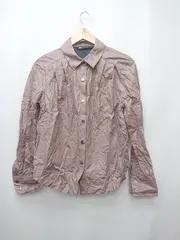 ◇ ZARA ザラ シンプル 無地 サイドカット 長袖 ブルゾン サイズEUR Ｍ USA Ｍ MEX 28 ピンクベージュ系 レディース P  【1310020003554】