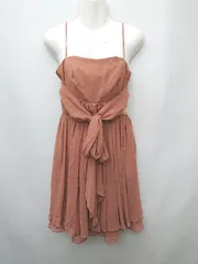 ◇ AIMER エメ サイドジップ ティアード かわいい 膝丈 ワンピース サイズ9 ライトブラウン系 レディース P  【1310020003547】のサムネイル