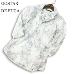 GOSTAR DE FUGA ゴスタール ジ フーガ 春夏★ 七分袖 花柄 フラワー総柄 シャツ 日本製 Sz.46 メンズのサムネイル