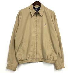 ラルフローレン ドリズラージャケット ピーチスキン ベージュ S 90s
