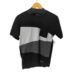 ブラックレーベルクレストブリッジ BLACK LABEL CRESTBRIDGE 切り替えデザイン半袖Tシャツ メンズ JPN：M 