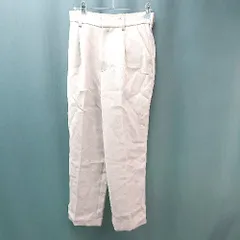 ◇ Elura センタープレス ウエストゴム カジュアル テーパードパンツ サイズS ピンクベージュ レディース E  【1310050005917】のサムネイル