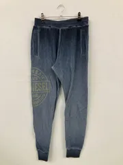DIESEL ディーゼル スウェットパンツ XS ブルー ブランドロゴ その他総柄 スタンダード レギュラー ウエストゴム・紐