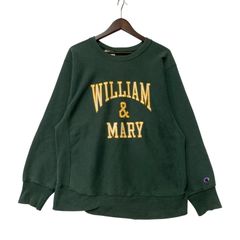 [중고품]Champion 챔피언 트리코 태그 후기 USA제 80'S WILLIAM&MARY REVERSWEAVE CREWNECK 리버스위브 크루넥 탑스 긴팔 [146-260325-cs-04-izu]