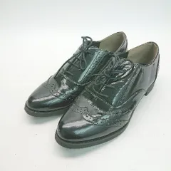 ◇ LEPSIM レプシィム レースアップリボン 刺繍 ラウンドトゥ 上品 ローファー サイズM ブラック レディース E  【1310050022433】のサムネイル