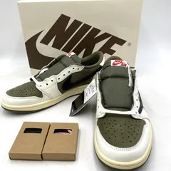【中古美品】 NIKE×TRAVIS SCOTT ナイキ×トラビス スコット DM7866-200 AIR JORDAN 1 LOW OG SP エア ジョーダン ワン ロー オージー スニーカー シューズ 靴 【160-260319-cs-02-izu】のサムネイル
