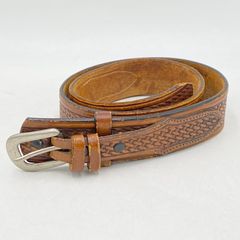 Schott ショット サイズ 32 ブラウン レザー 編み込みベルト Schott ショット サイズ 32 ブラウン レザー 編み込みベルト - メルカリ